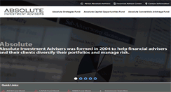 Desktop Screenshot of absoluteadvisers.com